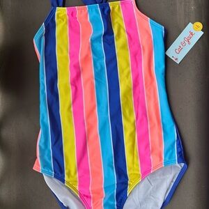 COPY - Cat & Jack Kids Striped Swimsuit - Multicolor